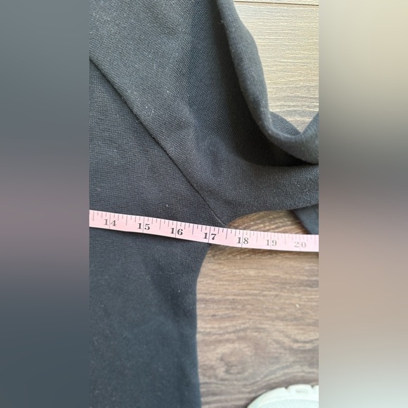 STOWAWAY COLLECTION size small black maternity dress with gold side buttons 1804 - Picture 8 of 9